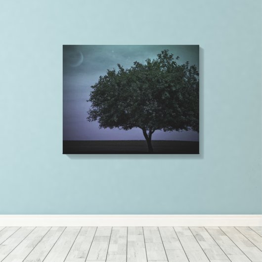 Toile Arborescence à pays unique (Insitu (Plancher de Bois))