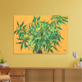Toile Arbre à cendres, Feuille vert Art Floral Peinture (Insitu(Salon))