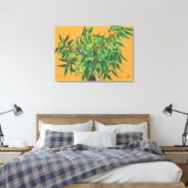 Toile Arbre à cendres, Feuille vert Art Floral Peinture (Insitu(Chambre))
