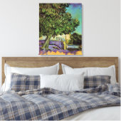Toile Arbre à châtaignes en fleurs par Vincent van Gogh (Insitu(Chambre))
