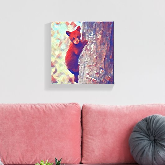 Toile Arbre à escalade d'ours (Insitu(Salon))