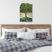 Toile Arbre avec racines par eau (Insitu(Chambre))
