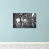 Toile Arbre avec un mystérieux trou II (Insitu (Plancher de Bois))