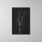 Toile Arbre blanc solitaire (Recto)