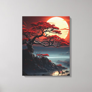 Toile Arbre bonsaï