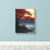 Toile Arbre bonsaï (Insitu (Plancher de Bois))