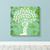 Toile Arbre caché à deux faces Magie optique révélée (Insitu (Plancher de Bois))