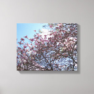 Toile Arbre cerise en fleurs