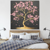 Toile Arbre cerise en fleurs (Insitu(Chambre))