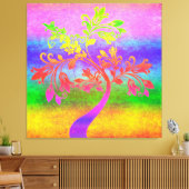 Toile Arbre coloré (Insitu(Salon))