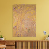 Toile Arbre contre un Arrière - plan jaune, 1901 (Insitu(Salon))