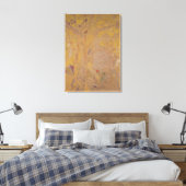 Toile Arbre contre un Arrière - plan jaune, 1901 (Insitu(Chambre))
