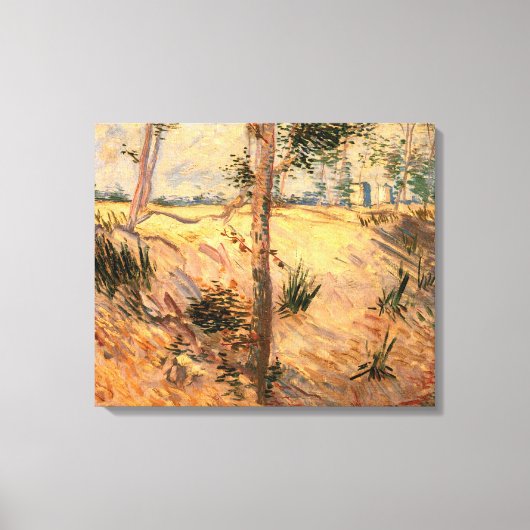 Toile Arbre dans un champ ensoleillé par Vincent van Gog (Recto)