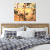 Toile Arbre dans un champ ensoleillé par Vincent van Gog (Insitu(Chambre))