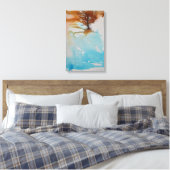 Toile Arbre d'art Aquarelle à la main peinte Abstraite (Insitu(Chambre))