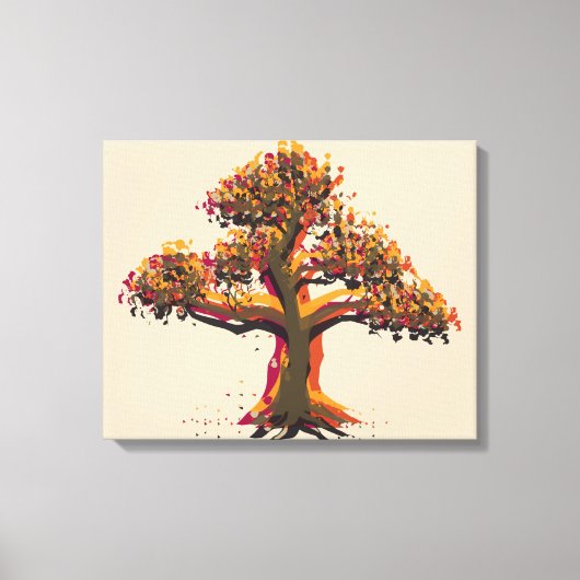 Toile Arbre d'automne (Recto)