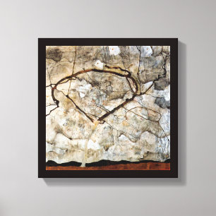 Toile Arbre d'automne en mouvement par Egon Schiele