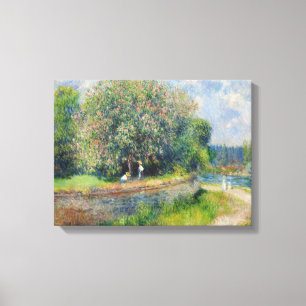 Toile Arbre De Châtaigniers En Plein Fleur Par Pierre A