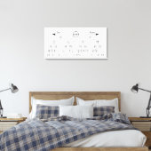 Toile Arbre de code Morse Diagramme d'arbre binaire  (Insitu(Chambre))