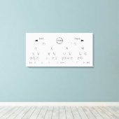 Toile Arbre de code Morse Diagramme d'arbre binaire  (Insitu (Plancher de Bois))