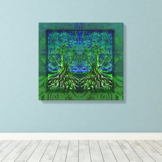 Toile Arbre de la vie (Insitu (Plancher de Bois))