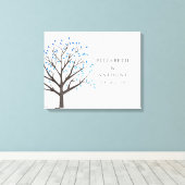 Toile Arbre de mariage à l'aquarelle (Insitu (Plancher de Bois))