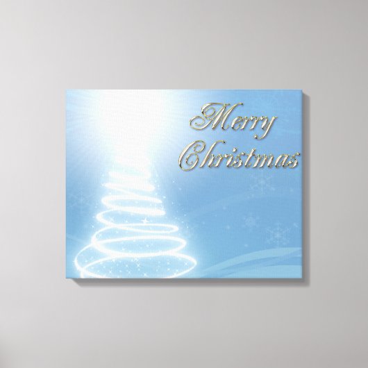 Toile Arbre de Noël Abstrait (Recto)