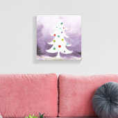 Toile Arbre de Noël blanc (Insitu(Salon))