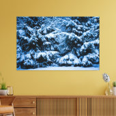 Toile Arbre de Noël de la forêt d'hiver (Insitu(Salon))