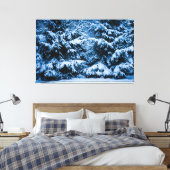 Toile Arbre de Noël de la forêt d'hiver (Insitu(Chambre))