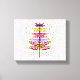 Toile Arbre de Noël dragonfly