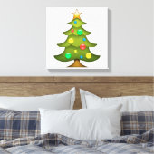 Toile Arbre de Noël - Emoji (Insitu(Chambre))
