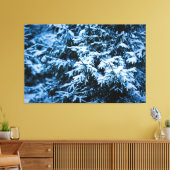 Toile Arbre de Noël hivernal neige (Insitu(Salon))