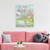 Toile Arbre de pêche à fleurs | Vincent van Gogh (Insitu(Salon))