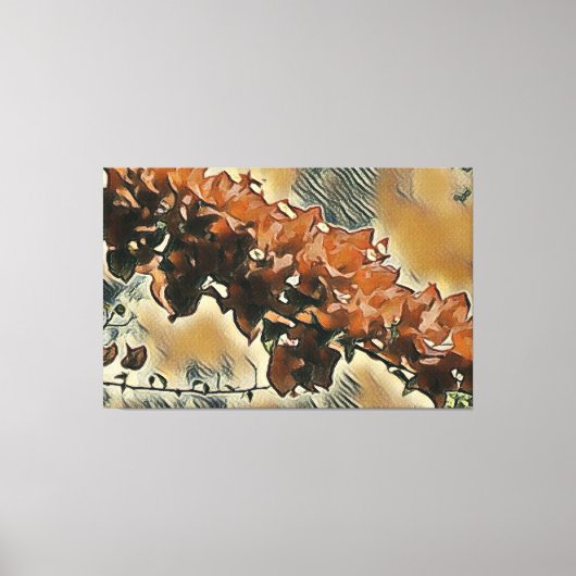 Toile Arbre de roses d'art (Recto)