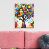 Toile Arbre de vie. (Insitu(Salon))