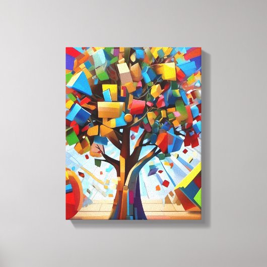 Toile Arbre de vie. (Recto)