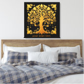 Toile Arbre de Vie Doré Luxueux (Insitu(Chambre))