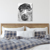 Toile Arbre de vie et Terre (Insitu(Chambre))