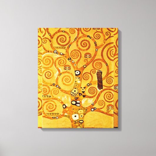 Toile Arbre de vie Gustav Klimt Nouveau (Recto)