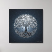 Toile Arbre de vie Nova Bleu (Recto)