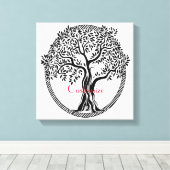 Toile Arbre de vie Thunder_Cove (Insitu (Plancher de Bois))