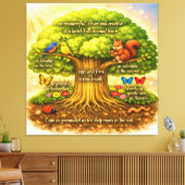 Toile Arbre de vision radieux (Insitu(Salon))
