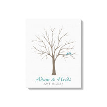 Arbre d'empreintes digitales mariage - Inséparable
