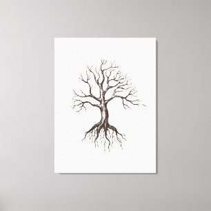 Toile Arbre dénudé