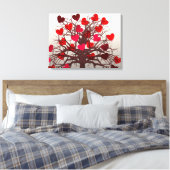 Toile Arbre des coeurs (Insitu(Chambre))