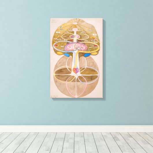Toile Arbre des connaissances no 1 | Hilma af Klint | (Insitu (Plancher de Bois))