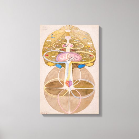 Toile Arbre des connaissances no 1 | Hilma af Klint | (Recto)