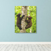 Toile Arbre d'Escalades de l'ours noir (Insitu (Plancher de Bois))