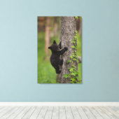 Toile Arbre d'Escalades de l'ours noir (Insitu (Plancher de Bois))
